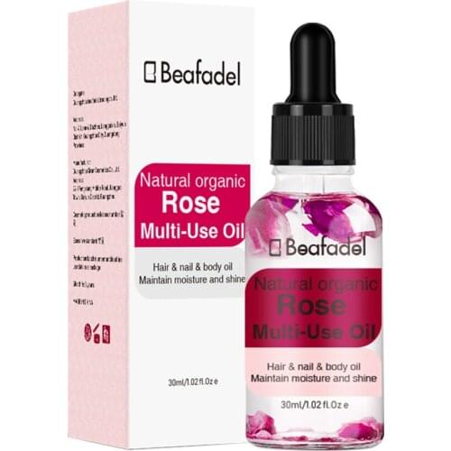 Rose Flower Essential Oil Skin Repair Moisturizing Natural Rosehip Oil Hair Nail Body Treatment Massage Oil