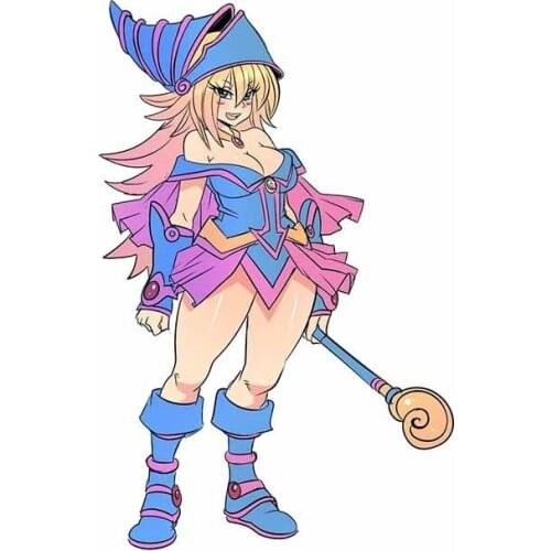 Beautiful Anime Sexy Magician Girl Duel Monster DIY Waterproof Waterproof Sunscreen Scratch-Proof Car Sticker Kk13*8cm