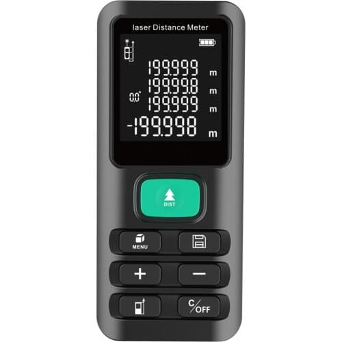 Laser Distance Meter Protractor 70M/120M Rangefinder Digital Angle Protractor Professional Measuring Tools 40M