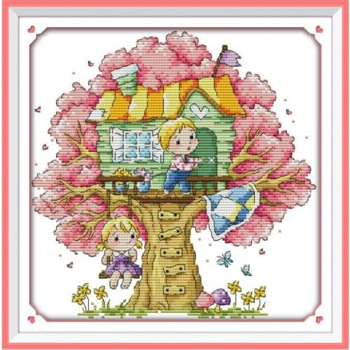 Summer cross stitch kit aida 14ct 11ct count print canvas cross stitches needlework embroidery DIY handmade