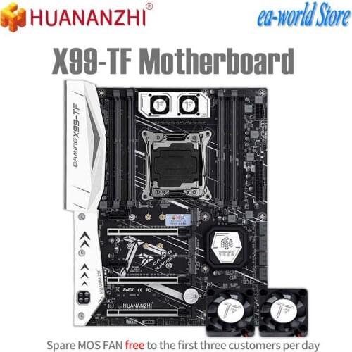 HUANANZHI X99 TF X99 Motherboard Intel XEON E5 LGA2011-3 All Series Both DDR3 DDR4 RECC NON-ECC Memory NVME USB3.0