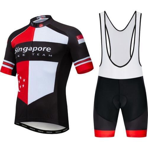 2021 Men Cycling Jersey Set Shorts Bike uniform Summer Road Bicycle Jerseys Singapore Thailand Japan Korea Malaysia MTB Clothing