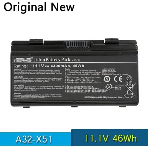 NEW Original A32-X51 Laptop Battery For ASUS T12 T12C T12Er T12Fg T12Jg T12Mg T12Ug X51H X51L X51R X51RL X58 X58C X58L X58Le