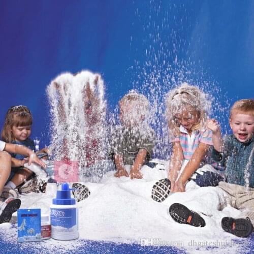 Christmas Decoration Instant Snow Magic Prop DIY Instant Artificial Snow Powder Simulation Fake Snow For Night Party