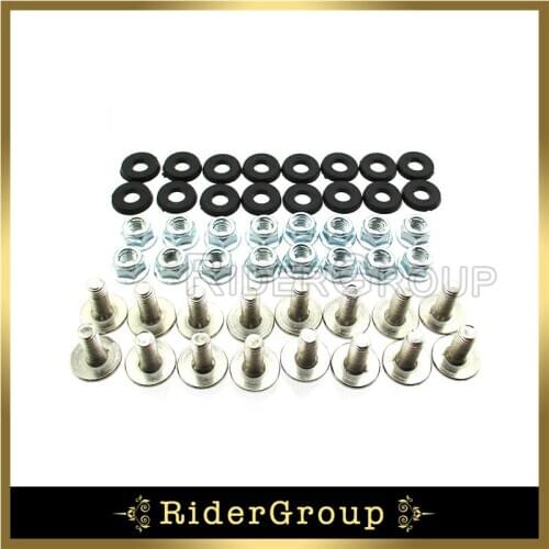 Plastic Fender Bolt Washer Nut Screw Kit For 50cc 70cc 90cc 110cc 125cc ATV Quad 4 Wheeler