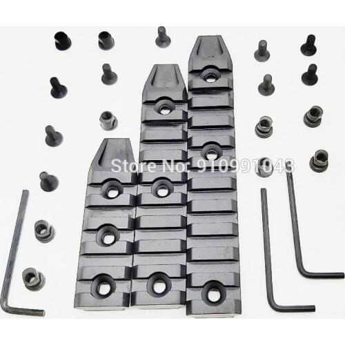 Keymod rail adapter Section Picatinny Rail for KeyMod Handguard Mount Rail Sytstem 5 9 11 slots
