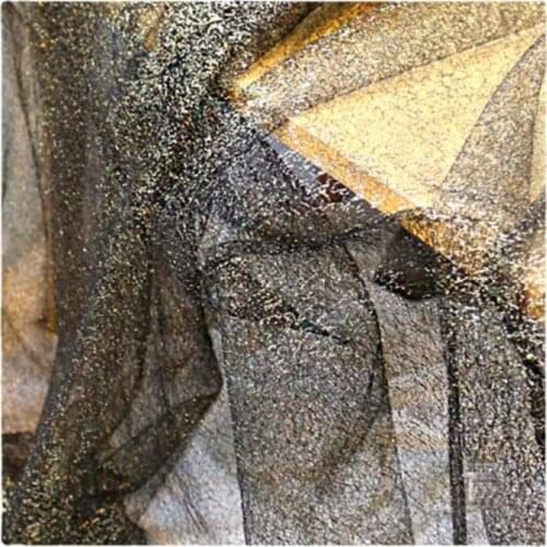 Width 61'' Advanced Micro Elastic Soft Irregular Hollow Mesh Fabric By The Half Yard For Creative Dress Material