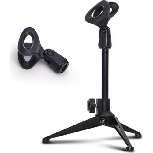 Depusheng Microphone Stand Desktop Tripod Stand Wired Wireless Microphone Stand Desktop Microphone Stand