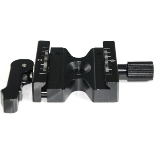 Tripod ball head dslr Camera mount adapter Adjustable Knob clamp Arca Swiss Double Lock Quick Release clip plate Clamp
