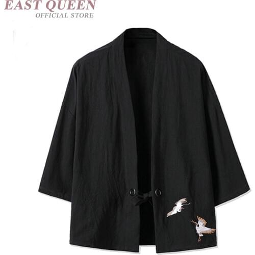 Japanese kimono cardigan men traditional 2019 new fashion japanese kimono yukata kimono haori new feeling clothes FF358 A