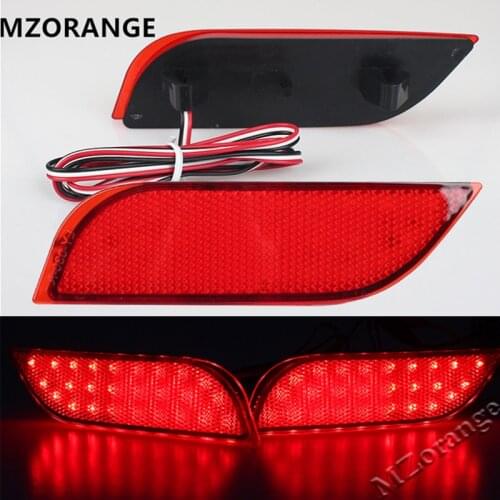 2Pcs Backup LED Tail Light Rear Bumper Lamp Reflector Stop Brake Light Fog Lamp For Subaru/Impreza/XV/WRX/LEVORG/Crossover