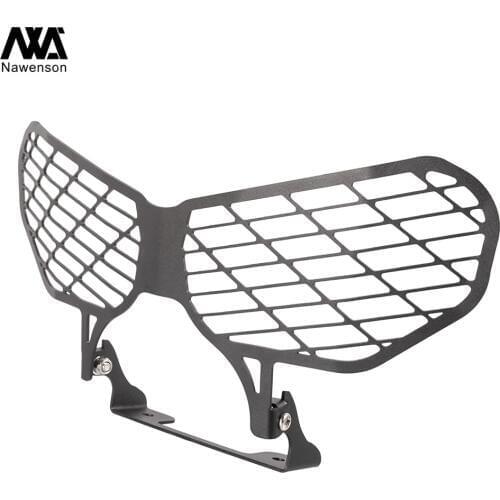 Stainless steel Motorcycle Headlight Grille Guard Protective Cover Headlight Protector For CRF1000L Africa Twin 2016-2019