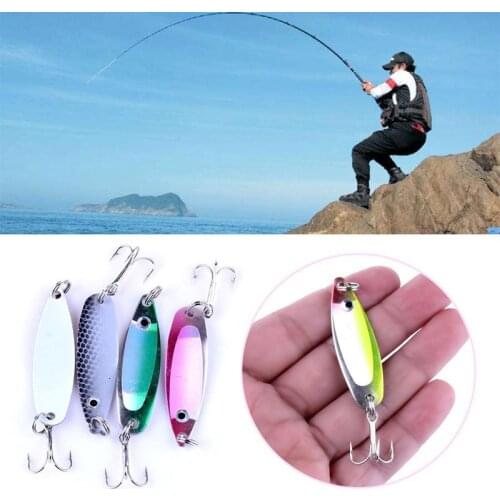 6.5g Trout Spoon Fishing Lure Set Shine Metal Lure Baits Fishing Hard Spoon Baits Kit Sequin N9G3