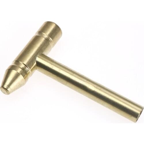 6 in 1 small round hammer Copper hammer a multifunctional mini nail hammer screwdriver with golden color bottle opener