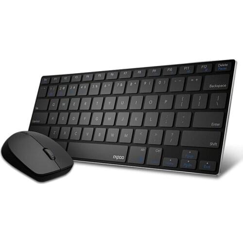 9000G Wireless Keyboard & Mouse Set bluetooth 3.0/4.0 2.4GHz Multi-Mode 78 Keys Keyboard 1300DPI Mouse for Mac Windows