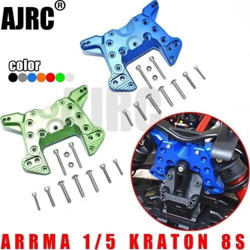 ARRMA 1/5 KRATON 8S ARA110002T1/ARA110002T2 aluminum alloy porous position adjustable front shock absorber mount ARA320475