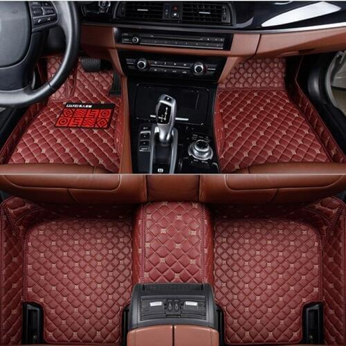 Car floor mats for Lifan x60 x50 320 330 520 620 630 720 car accessories car styling Custom auto floor mats Pink/Red/Black/Gray