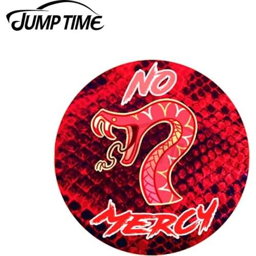 Jump Time 13 x 13cm For No Mercy Warning Car Stickers Graffiti Fine Decal Trunk Surfboard Scratch-Proof Laptop Decoration