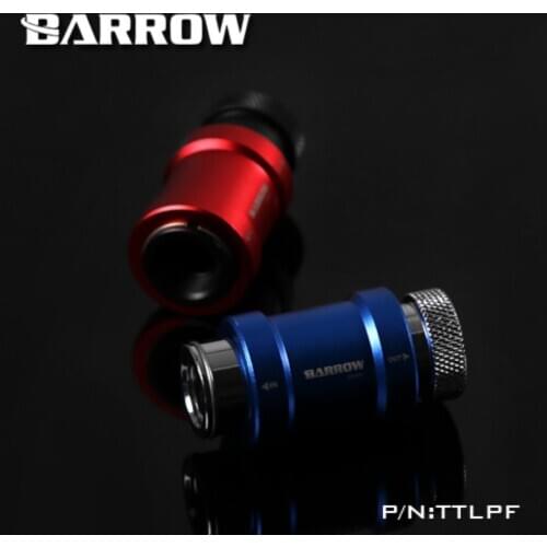 Barrow TTLPF Flat push type check valve double inner thread part for water cooling computer