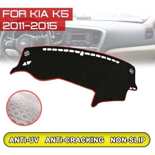 For KIA K5 2011 2012 2013 2014 2015 Car Dashboard Mat Anti-dirty Non-slip Dash Cover Mat UV Protection Shade