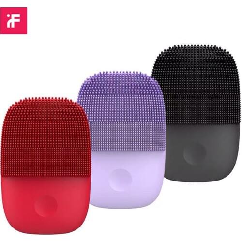 Electric Face Cleaning Brush Massager Silicone Cleanser Face Wash Brush Ultrasonic Skin Scrubber From Xiaomi Youpin