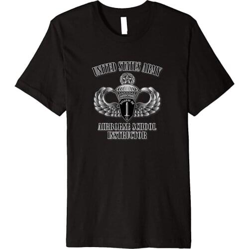 U.S. Army Airborne School Instructor (Front Design) Premium T-Shirt