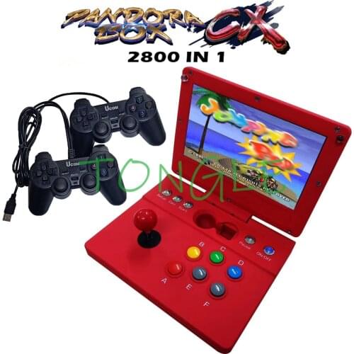 2021 Retro Portable Console Pandora Box CX 2800 in 1 can 3P game save game progress can add the game mini Arcade with gamepad