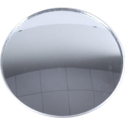 Silver Tone 3" Round Convex Rear View Blind Spot Mirror for Car Auto