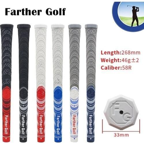 Farther Brand 2018NEW Carbon Yarn Cord Golf irons Grips Golf Club wood Grips 6colors to choose free shipping