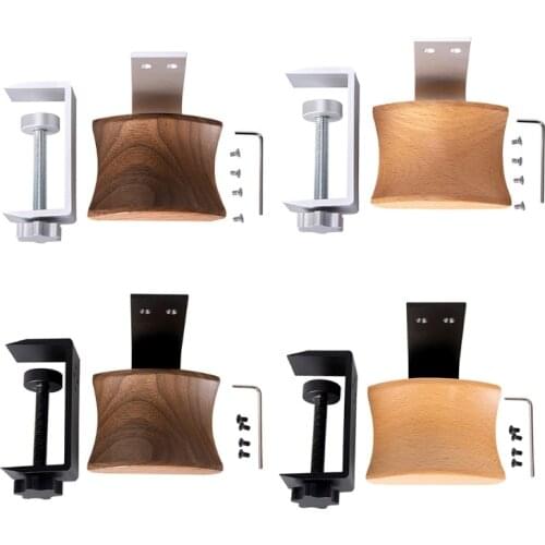 2021 New Headphone Stand in Beech Wood Holder for Desk U-Shaped Gaming Headphones Stand Fancy Headphone Collection Display