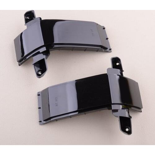 2Pcs 12V Car Dual-Row LED Tow Rearview Mirror Side Marker Light Turn Signal Lamp Fit For Chevy Silverado GMC Sierra 2016-2019