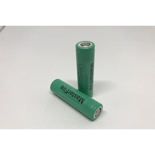 MasterFire 2pcs/lot Original ICR18650HB2 1500mah 18650 3.7V HB2 rechargeable lithium battery cell 30A discharge for E-cigarettes