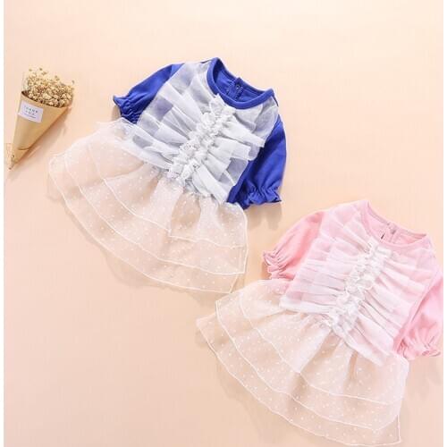 Pet Dog Dress Spring Autumn Dog Clothes Summer Pet Clothing Skirt Princess Costumes Tutu Poodle Pomeranian Schnauzer Dog Outfit