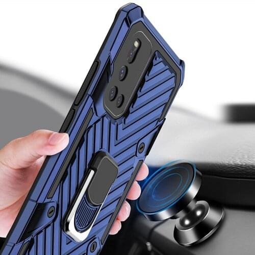 Heavy Duty Protection Case For VIVO V19 India Y3 Y12 Y15 Y17 Y11 Phone Case Armor Shockproof Ring Holder Hard For VIVO V19 Cover