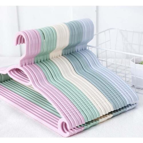 10PCs/set Plastic Hangers For Clothes Pegs Wire Non-slip Drying Clothes Rack Adult And Children Hanger Outdoor Drying Rack