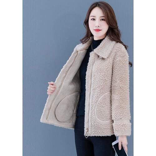 WYWAN Autumn Winter 2020 Women Coat for Casual Jacket Pattern Female Basic Coat Slim Windbreaker Pockets Vintage Outwear Coats
