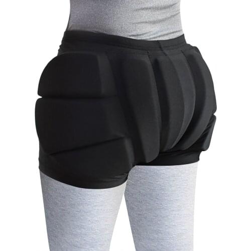 WOSAWE Skating Shorts Snowboard Ski Hip Pad Protection Gear EVA Cycling Skiing Sports Roller Shorts for Boys Girls Mens Womens