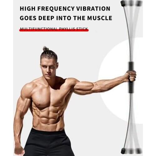 1PC Detachable Training Stick Fitness Exercise Elastic Stick Vibrating Replacement Flexi-bar Tremble Yoga Wand Multi-Function