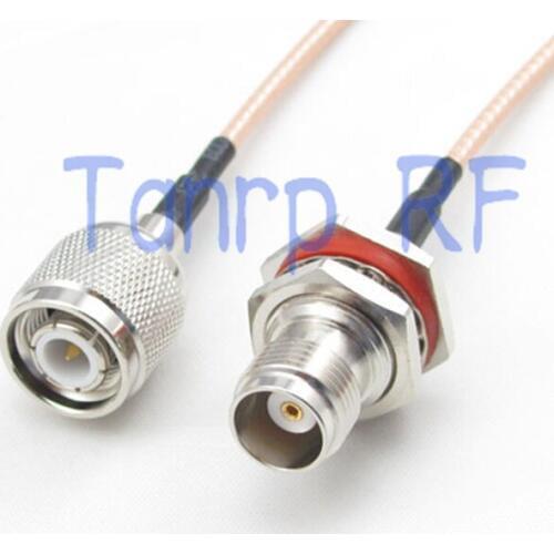 15CM Pigtail coaxial jumper cable RG316 extension cord 6inch TNC male plug to TNC female jack RF adapter connector