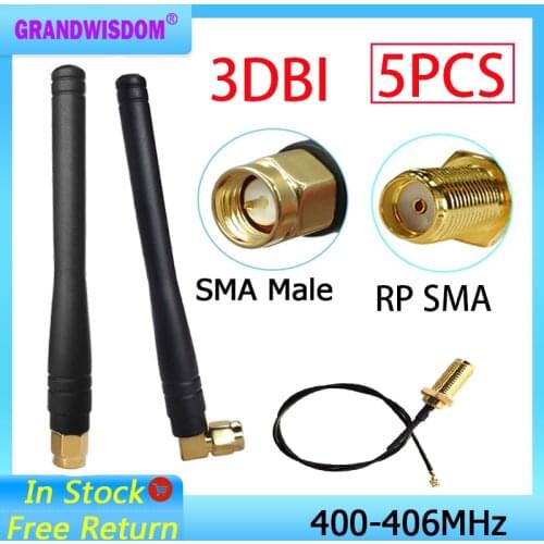 400MHz Antenna 3dbi SMA Male Connector folding 400 mhz antena waterproof directional antenne wireless Receiver for Lorawan