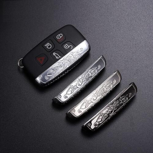 For Land Rover Discovery 5 LR 4 For Range Rover Autobiography Velar Sport Vogue Chrome Unique Design 5 Button Key Case Shell