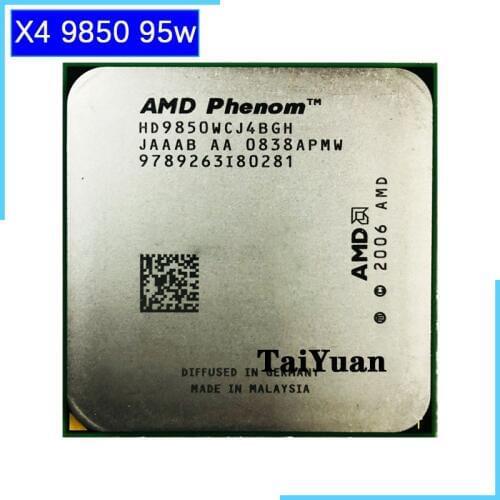 AMD Phenom X4 9850 2.5 GHz 95W Quad-Core CPU Processor HD9850WCJ4BGH/HD985BWCJ4BGH Socket AM2