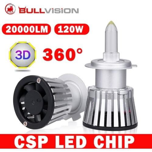 H7 CSP LED 20000LM Автомобильные лампы H8 H9 H11 Canbus Quartz Glass Led HB3 9005 HB4 9006 Car Lights 6000K Projector Lens 2Pcs