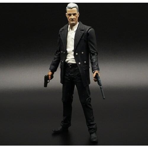 Wolking Dead Figures Residents Evil Police man Zombies Action Figures Model Doll Macfarlane