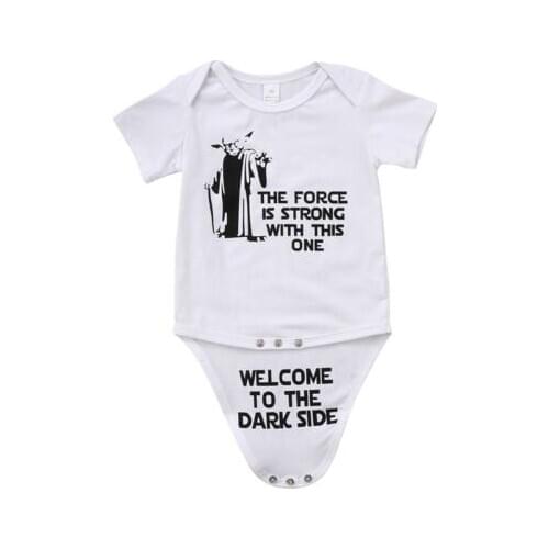 Newborn Infant Baby Boy Girl Cotton Funny Romper Jumpsuit Kids Clothes Outfit Baby Clothing
