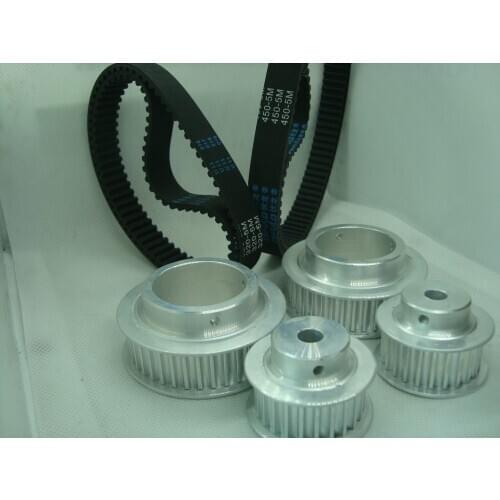 HTD5M timing pulley 39 teeth and 24 teeth ,15mm belt width and HTD5M timing round belt 320mm belt length sell by one pack