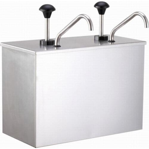 Commercial 2-section Condiment Dispenser good tool for cooking High Quality