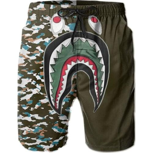 Mans Quick Dry Mens Swim Trunks Beach Sports Surfing Board Workout And Mesh Lining