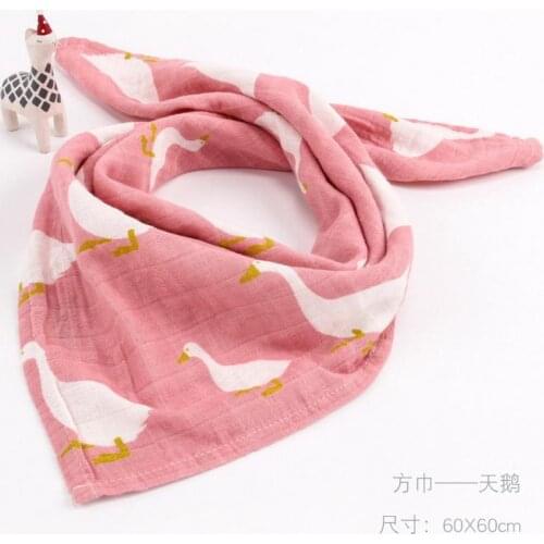 100pcs Newborn Soft Organic Cotton Baby Blanket Swaddle Wrap Feeding Burp Cloth Towel Scarf Baby Stuff