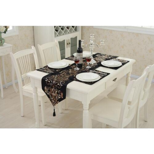 3 color european-style table runner camino de mesa runner weding decoration table runners Table flag home decoration accessories